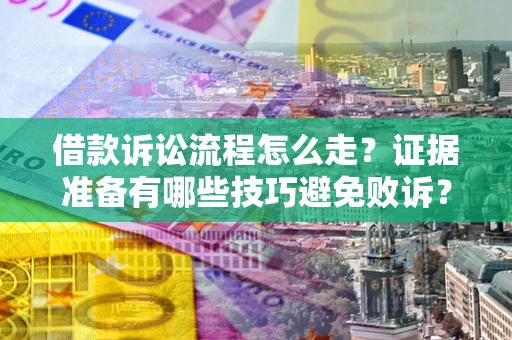 济南借款诉讼流程怎么走？证据准备有哪些技巧避免败诉？