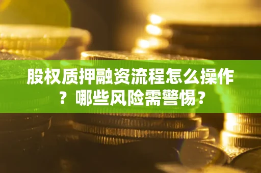 济南股权质押融资流程怎么操作？哪些风险需警惕？