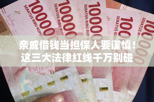 济南亲戚借钱当担保人要谨慎！这三大法律红线千万别碰