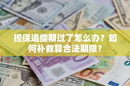 济南担保追偿期过了怎么办？如何补救算合法期限？