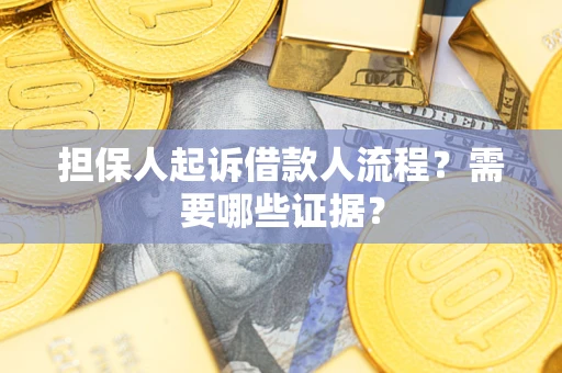 济南担保人起诉借款人流程？需要哪些证据？