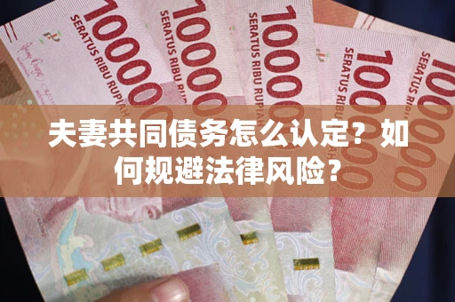 济南夫妻共同债务怎么认定？如何规避法律风险？