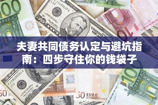 济南夫妻共同债务认定与避坑指南：四步守住你的钱袋子