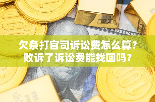 济南欠条打官司诉讼费怎么算？败诉了诉讼费能找回吗？