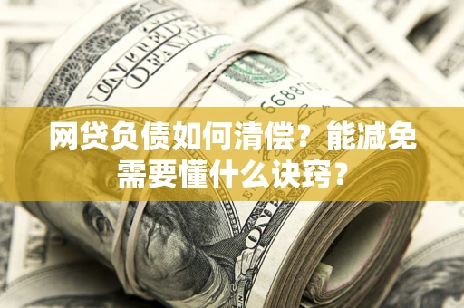 济南网贷负债如何清偿？能减免需要懂什么诀窍？
