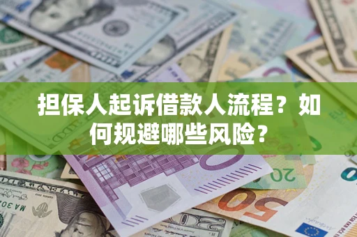 济南担保人起诉借款人流程？如何规避哪些风险？