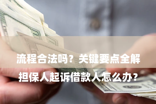 济南

担保人起诉借款人怎么办？流程合法吗？关键要点全解析