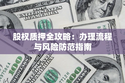 济南股权质押全攻略：办理流程与风险防范指南